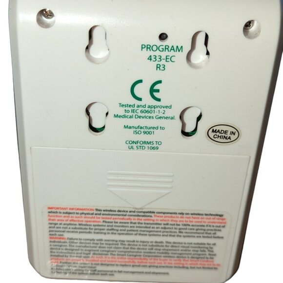 Smart Caregiver Floor Mat Alert System & Wireless Monitor System 24"x 48" - Picture 7 of 9